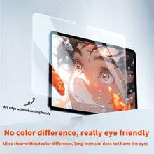 1 pieza Protector de pantalla de vidrio templado antideslumbrante para iPad, kit de eliminación automática de polvo, compatible con iPad 11 pulgadas A16 2025 (11a generación), iPad 10a generación 10.9 pulgadas 2022, iPad Pro 13, Pro 11, Air 5, Mini 4/5/6, dureza 9H, alta claridad, película protectora resistente a los arañazos, herramienta de instalación automática y kit de alineación automática
