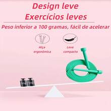 Professional Men's And Women's Weight Loss And Fitness Speed Jump Rope - Pink - View 9