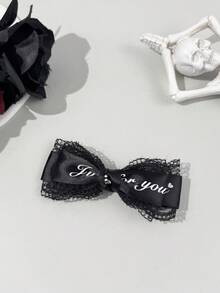 2 件哥特式深色发夹，适合节日装扮，哥特爱好者的日常佩戴，爪夹，发夹，发夹，发夹