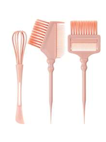 专业染发工具套装龙脉染发套装 - 1/4 件专业染发工具套装，采用防滑青铜手柄设计，防滑染发梳包括搅拌碗、染发刷、梳子和搅拌器 - 符合人体工程学的葫芦形握把 - 非常适合沙龙和 DIY 家庭染发 - 亚洲风格的螭龙图案，可强力定型且精准 - 男女染发配件 染发套装，适用于家庭和沙龙使用、返校、旅行度假必需品、女士发饰