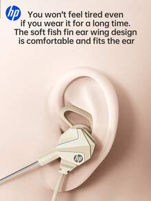 HP 有线耳塞，[超清晰通话无噪音] 耳机耳塞有线 3.5 毫米，入耳式耳机带麦克风，兼容 /iPad/Android/笔记本电脑/PC - 白色 - 查看 5