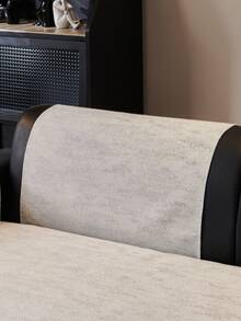 1件装四季通用沙发垫套，现代简约防滑双层防水沙发座垫，防尘可水洗，柔软不褪色，宠物友好，适用于L型及1/2/3/4座沙发，可用于卧室、办公室、客厅。 - 灰色 - 查看 7