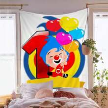 1pc Plim Plim Anime Tapestry Hippie Flower Wall Carpets Dorm Decor Wall Hanging Home Decor - z1 - 查看 7