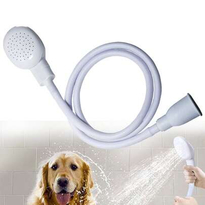 1 件套多用途水龙头、淋浴喷头、浴室盥洗台延长淋浴喷头、水槽水龙头延长器、洗发淋浴喷头、宠物淋浴器，安装方便