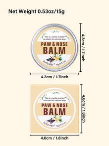 GJYC PET Naturalny balsam do pielęgnacji łap i nosa – szybko łagodzi suchą skórę, dostępny w wielu zapachach i rozmiarach, działa ochronnie i leczniczo - Wielokolorowe - Zobacz 9