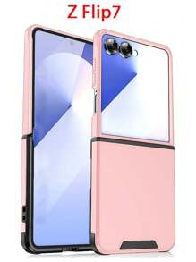 Luxury Magnetic Shockproof Armor Protection Case Compatible With Samsung Galaxy Z Flip 6 7 5 4 5G Wireless Charge Back Cover ﻿