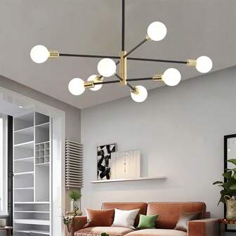 Modern LED Pendant Light Home Decor Fixtures Industrial Pendant Lamps Decoration Fixtures Simplicity Hanging Lamps Luxury Home Decor Edison Bulb Iron Hanging Lamps Black Gold Pendant Lights With LED For Living Room Bedroom Indoor Lighting Children Room Dining Room Restaurant Cloakroom Villa Duplex Modern Office Luxury Home Decor Pendant Lights Bulb Not Included