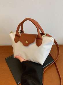 新款女士尼龙休闲纯色手提包、单肩包、斜挎包