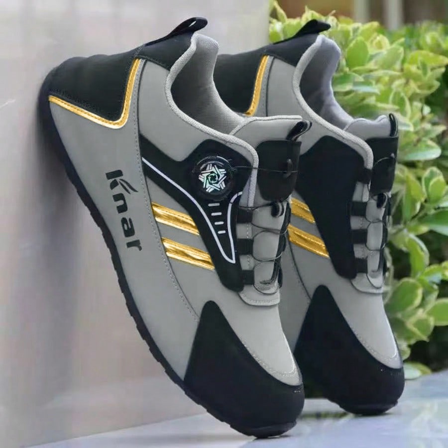 Zapatillas de moda para hombre con diseño de bloques de color y patchwork, estilo casual y deportivo, con diseño de hebilla giratoria, cómodas y an