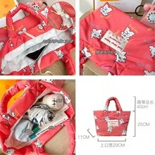 Women Top Handle Bags - Padded Handbag-line Puppy - View 5