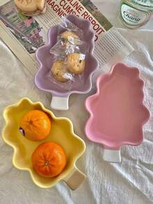 Platos de cena con diseño de árbol de Navidad extra grandes, moldes para hornear, bandejas de frutas, bandejas de postres y desayuno, bandejas para comida y pasteles de fiesta de Navidad, regalos de Navidad. - Multicolor - Ver 12