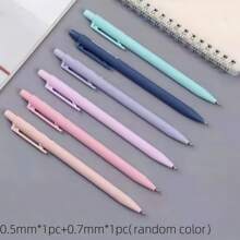 Exclusive 6-Piece Kawaii Mechanical Pencils | Adorable Animal And Soft Color Design | Dual 0.5mm/0.7mm Anti-Smudge Tips | Only Pencils, Erasers And Leads Sold, Not As A Complete Stationery Set | Must-Have Forchool/Art/Painting (Limited Edition)