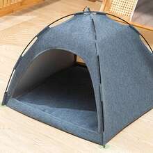 Tent Bed Large Space Breathable Comfortable Washable Pet Tent House Pet Dog All Seasons S Size Tent Bed Tent - B - Xem 5