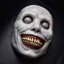 Halloween Solid Color Party Atmosphere Latex Mask,Christmas Party Wear - Multicolor - View 7