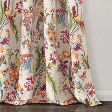 LUSH DECOR Dolores Light Filtering Window Curtain Panels Blue 52x95+2 Set Halloween-Fall Decor-Room Decor - 中性/多色 - 查看 6