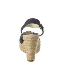 Bruno Magli Mares Suede Wedge Sandal - Màu xanh lam - Xem 4