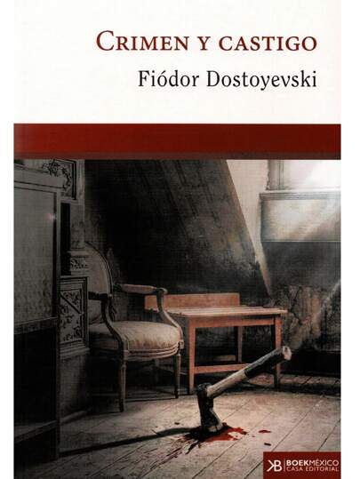 "Crimen Y Castigo" – Libro; Páginas: 589 – Medidas: 21 cm x 14 cm - Crimen y castigo, publicada en 1866, es la novela cumbre de Fiódor Dostoievski. Este clásico de la literatura universal recupera una imagen de la sociedad de su tiempo, en la que el malestar social predominaba. El protagonista de esta obra, que apenas sobrevive, debe abandonar sus estudios, situación que lo resiente y por lo cual decide cometer un crimen -alevoso y premeditado- contra una vieja usurera que se aprovechaba de la miseria de la gente. Sin embargo, tomar justicia por su propia mano no resulta tan sencillo como él lo pensó, pues a esta decisión le sucede la culpa.  El dilema del libre albedrío es uno de los temas centrales de esta novela, que se desarrolla en un entorno de pobreza extrema que lleva a los personajes a cometer actos indignos -como, el robo toda conducta anti social  para subsistir.