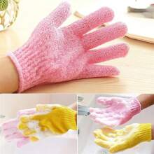 12PCS/8PCS/4PS/1PC 去角质手套，可重复使用的淋浴手套，用于擦洗、背部擦洗、按摩和身体去角质，身体清洁配件淋浴手套专为有效身体去角质、擦洗和清洁而设计 - 是您沐浴程序的必备补充。