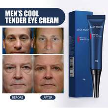 15/30g Men Retinol Anti Wrinkle Eye Cream Firming Lifting Remove Dark Circle Eye Bags Puffy Eye Reduce Fine Line Eye Fat Particle Moisturiz Brighten - Màu xanh lam - Xem 3