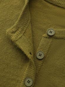 优雅女士条纹针织开衫，休闲宽松圆领毛衣，适合圣诞节和新年穿着，百搭纯色套头衫，适合秋冬季节穿着。