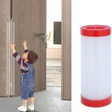 1pc Baby White Transparent Anti-Squeezing PVC Material Door Gap Sealing Strip, Suitable For Baby Protection