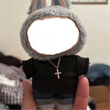 Mini T-shirts, T-shirts de personnages collection de 17 cm, vêtements T-shirts courts polyvalents, les mini-poupées peuvent changer de mini-vêtements, une variété de couleurs sont disponibles