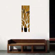 1 PIEZA Árbol genealógico 3D, Juego de calcomanías de espejo acrílico DIY - Pegatinas de ramas de árbol modernas para la pared de la sala de estar/dormitorio - Decoración del hogar para despegar y pegar - Regalo perfecto para recién casados/abuelos/propietarios de viviendas - Excelente para el estreno de casa y celebraciones de aniversario Decoración de la habitación Decoración de pared Decoración de sala de estar Espejo de pared Espejo de pared Espejo para la habitación Decoración del baño - Multicolor - Ver 6