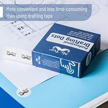 SHUS0146-Mr. Pen Professional Drafting Dots 500 Pieces Drafting Dots Art Tape Tape Dots Artist Masking Tape Back To School Supplies - 藍色 - 查看 5