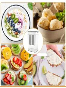 1pc Reusable Yogurt Strainer, Super Fine Mesh With Lid - Ideal For Straining Thick Yogurt, Cheese, Soy Milk, Perfect For Home Kitchen Or Restaurant, Easy To Clean, Essential Kitchen Accessory, Gift For Home Chefs, Space-Saving, Great Christmas Kitchen Gift - White - View 8