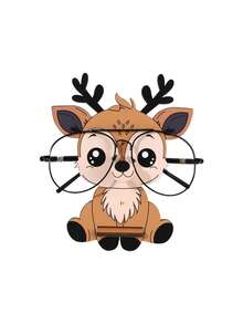 1pc Creative Wooden Sunglasses Storage Rack, Cute Cat Flower Eyeglass Display Stand, Detachable Animal Design Eyeglass Organizer Stand, Dressing Table Bedside Table Glasses Holder For Halloween Christmas., Fall Decor - Multicolor - View 10