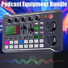Home Studio Recording Kit Podcast Music Mixer Equipment Condenser Microphone Set For Laptop Vlog Live Broadcast ﻿ - F998 Set - View 8