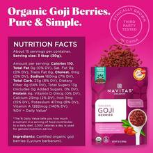 Navitas Organics Goji Berries – For Smoothies, Trail Mix, Baked Goods, Oatmeal & More – Vitamin A, Antioxidants, Fiber – Wolfberry - USDA Organic, Non GMO, Gluten Free, Vegan (8oz.Bag, 8 Servings) - 1 磅(1 包) - 查看 8
