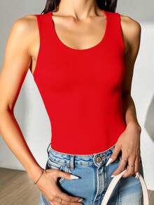 Women Tank Tops & Camis - Red - View 2