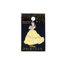 Disney 1枚官方授权收藏版珐琅公主胸针，包括贝儿公主、茉莉公主等精美别针，可爱小礼物，服装配饰，可作衣服、包包挂饰，送给女性、家人和朋友 - 彩色 - 查看 3