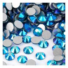 ICIQ 288/1440颗 SS16 SS20 SS30 多色 AB 玻璃美甲水钻水晶闪粉钻石非烫钻平底 3D 装饰工艺配件 DIY 爱好者 - 装饰时尚，适用于美甲，玻璃材质 - 适合装饰、定制、个性化闪亮套装 - 彩色 - 查看 28