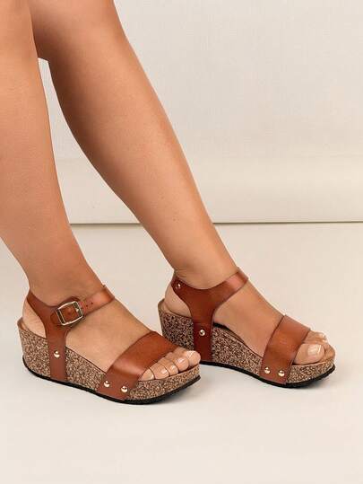 Comfortable Fashion Elegant Platform One-Strap Sandals