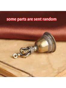 迷你手摇复古黄铜魔铃 - 防魔护身符、钥匙扣吊坠，非常适合家居装饰和节日礼物 吊坠饰物 饰物吊坠 - 彩色 - 查看 10