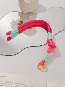 1pc Cute PU High-Quality Coin Purse, Wristlet Travel Makeup Bag, Angled Heart Coin Pouch, Portable Short Wallet, Angled Bow Pattern Organizer Bag, Macaron Color Key Holder, Fashionable Eyeglass Case, Phone Case, Tissue Box, Easter Essential, Birthday Gift, Fashionable Polyester Material, Handwash Or Dry Clean - Multicolor - View 17