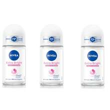 3 Pack NIVEA Extra Brightening Radiant & Smooth Roll -On 50 Ml - Multicolor - View 1