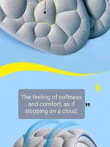 一双米色、黑色、灰色男女通用减震缓冲鞋垫，适用于高跟鞋、运动鞋、休闲鞋、运动鞋、跑鞋 - 黑色 - 查看 10