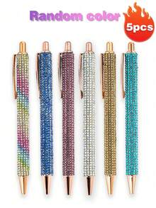 水钻金属圆珠笔，时尚创意金属笔，留言簿签名笔，办公学习创意笔，返校及课堂礼物佳选，闪亮水晶钻石笔，女士办公会议生日婚礼礼物