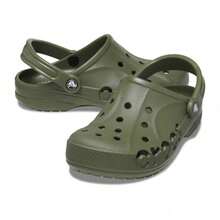 Crocs Dép bít mũi Baya Unisex màu xanh rêu quân đội 10126-309 - xanh quân đội - Xem 2