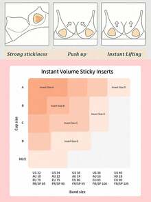 双面粘性胸罩插入物、雪白粘性胸罩插入物、粘性胸罩聚拢、自粘垫超即时提升胸罩、用于运动胸罩泳衣的聚拢比基尼垫 - 彩色 - 查看 10