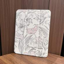 平板电脑保护套，兼容 iPad/Redmi Pad SE/小米平板，带笔槽，防摔，超薄/智能支架/自动唤醒/睡眠功能，兼容 Apple iPad Mini 7/6，适用于 iPad 第 5 代和第 6 代