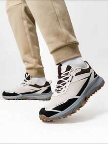 baasploa Scarpe da esterno da uomo, antiscivolo e resistenti all'usura, scarpe da trekking da uomo per attività all'aperto, scarpe da trekking sportive da uomo