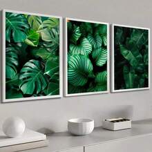 Kit 3 Quadros Faces Olhos feixados– Quadro Ideal para Sala de Estar, Escritório - Branco - Visão 3