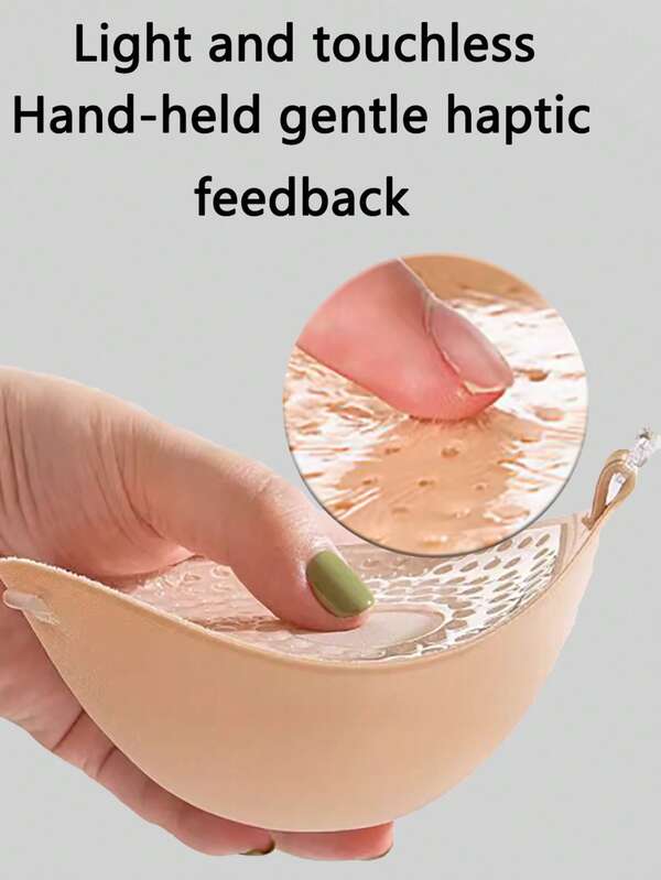 1 Pair Apricot Invisible Lift Bra Cups, Suitable For Wedding Dress, Evening Gown, Daily Wear, Comfortable, Breathable, Washable Bra