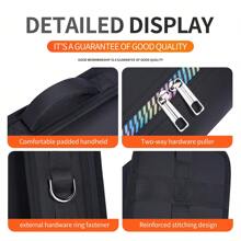 1/2 Cue Billiard Stick Case, Waterproof Oxford Cloth 8-Hole Snooker Cue Carrying Bag