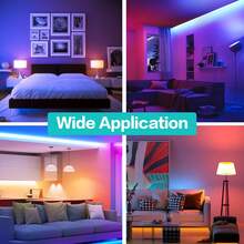 ​​2/4/6 Pack A19 LED Bulb Smart Bulb, E26 Base, 9W 800LM, 2700K-6500K White +RGB Color Changing, APP Control & Music Sync, DIY Scene Modes For Room Decoration Indoor Lighting, Ideal For Living Room, Bedroom, Study,Dorm, ,Weddings, Holidays​. - White+RGB - 查看 7