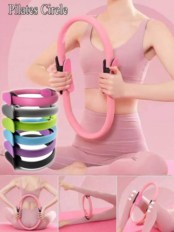 Anneau magique de yoga, anneau de Pilates de 14 pouces pour l'entraînement des cuisses, anneau de yoga tonifiant les cuisses, équipement de Pilates pour la maison pour femmes, équipement de fitness anneau de Pilates - cadeaux pour femmes et hommes